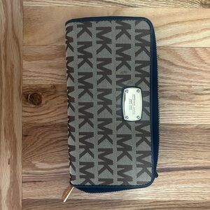 Michael Kors Brown and Tan Women’s Wallet